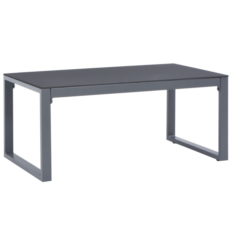 vidaXL Salontafel 90x50x40 cm aluminium afbeelding 1
