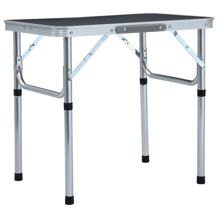 vidaXL Campingtafel inklapbaar 60x45 cm aluminium grijs vidaXL Campingtafel inklapbaar 60x45 cm aluminium grijs afbeelding 1