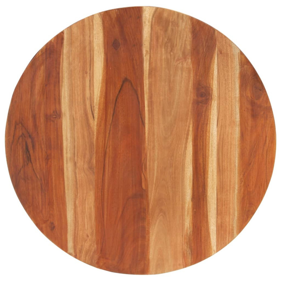 vidaXL Tafelblad rond 15-16 mm 80 cm massief acaciahout vidaXL Tafelblad rond 15-16 mm 80 cm massief acaciahout afbeelding 1