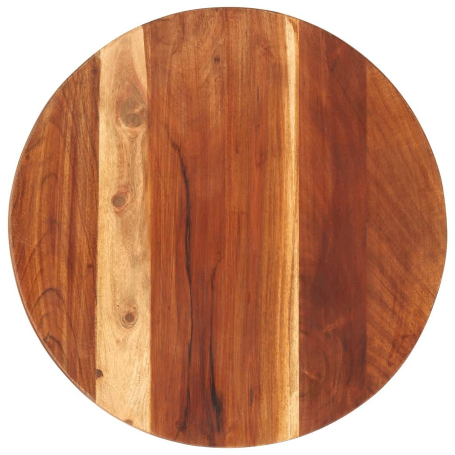 vidaXL Tafelblad rond 25-27 mm 40 cm massief acaciahout vidaXL Tafelblad rond 25-27 mm 40 cm massief acaciahout afbeelding 1