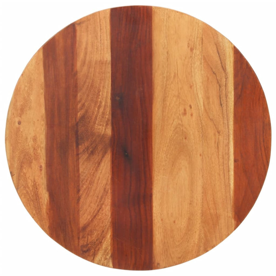 vidaXL Tafelblad rond 25-27 mm 60 cm massief acaciahout vidaXL Tafelblad rond 25-27 mm 60 cm massief acaciahout afbeelding 1