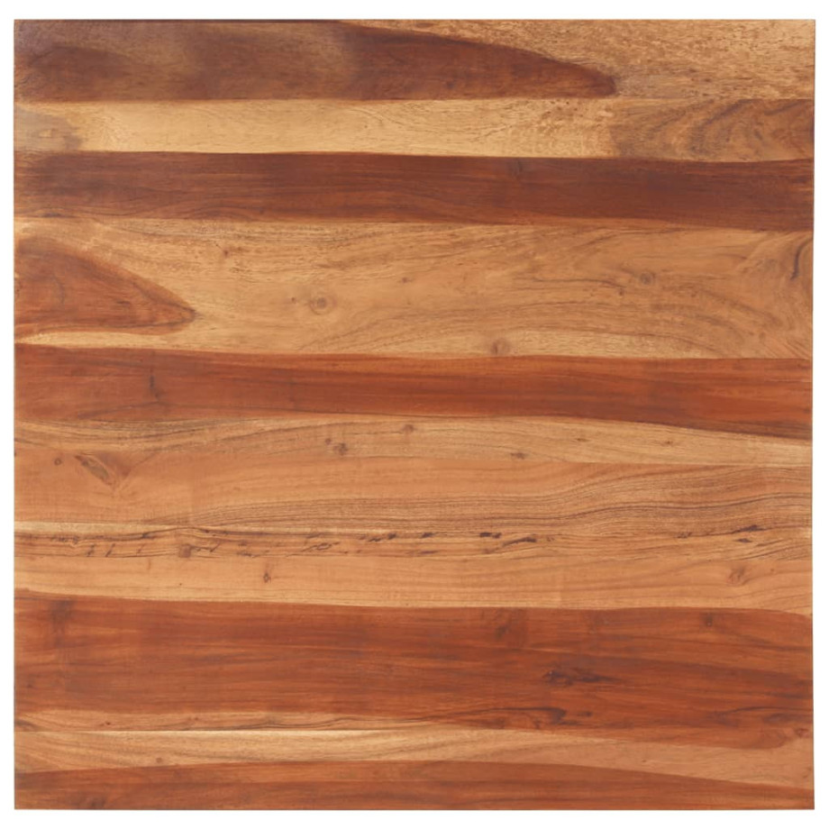 vidaXL Tafelblad 25-27 mm 80x80 cm massief acaciahout vidaXL Tafelblad 25-27 mm 80x80 cm massief acaciahout afbeelding 1