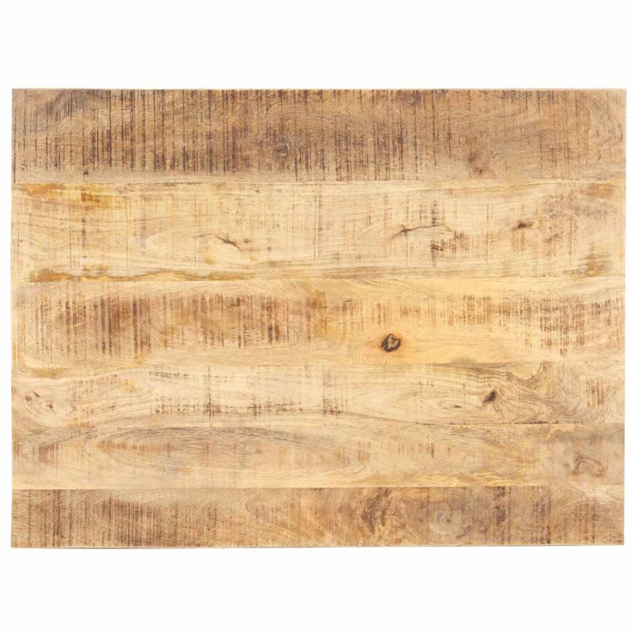 vidaXL Tafelblad 15-16 mm 80x60 cm massief mangohout afbeelding 1