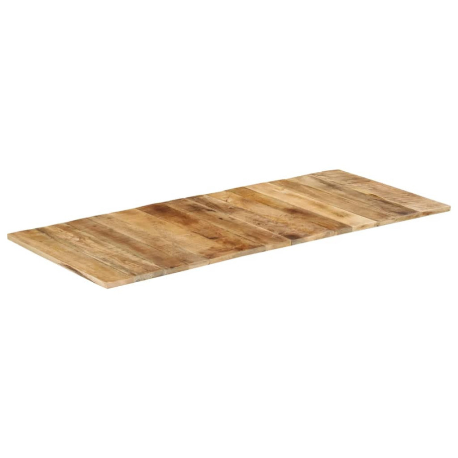 vidaXL Tafelblad 15-16 mm 140x60 cm massief mangohout afbeelding 1