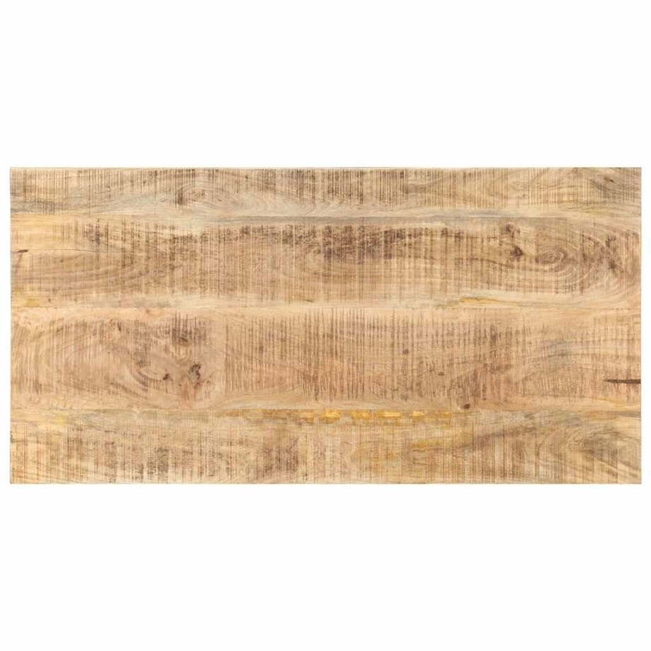 vidaXL Tafelblad 25-27 mm 100x60 cm massief mangohout afbeelding 1