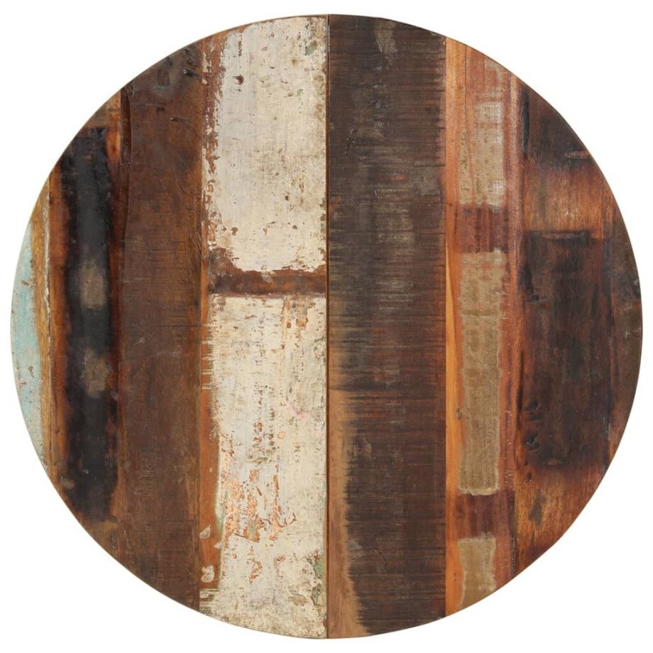 vidaXL Tafelblad rond 15-16 mm 70 cm massief gerecycled hout vidaXL Tafelblad rond 15-16 mm 70 cm massief gerecycled hout afbeelding 1