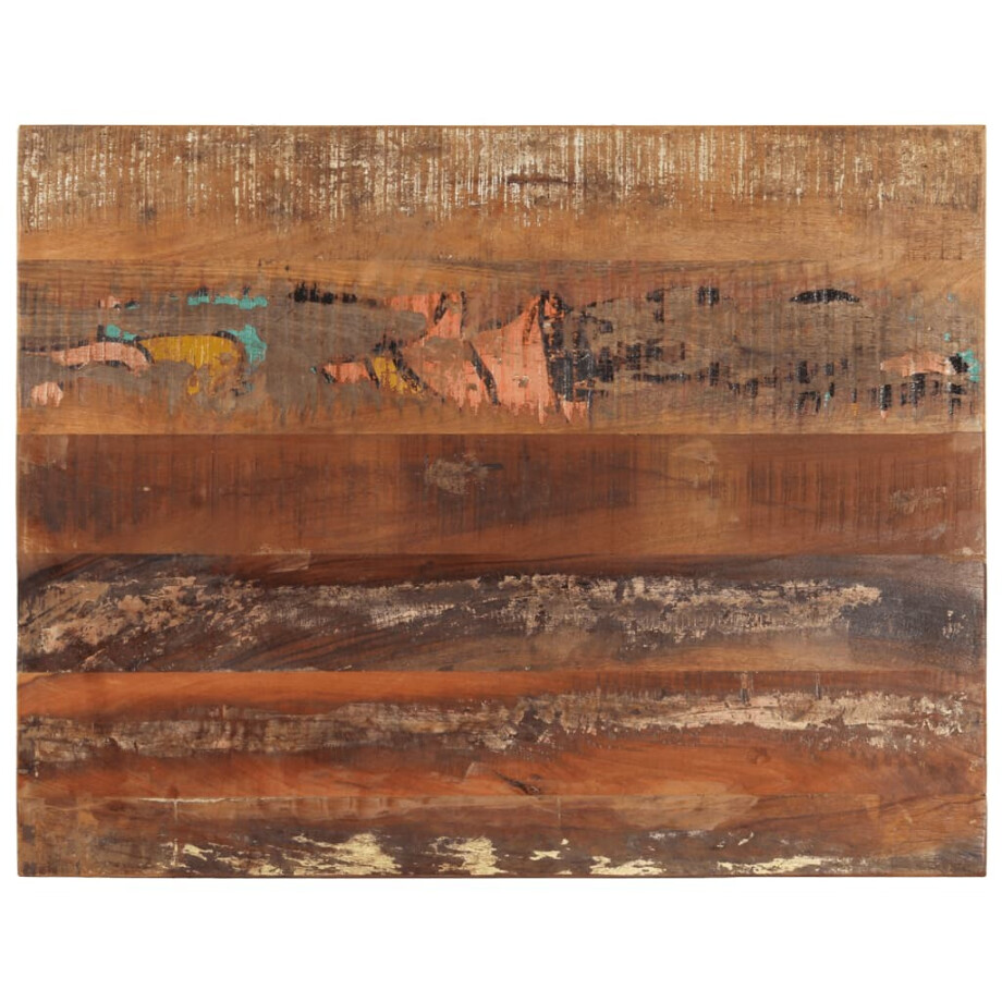 vidaXL Tafelblad rechthoekig 15-16 mm 70x90 cm massief gerecycled hout afbeelding 1