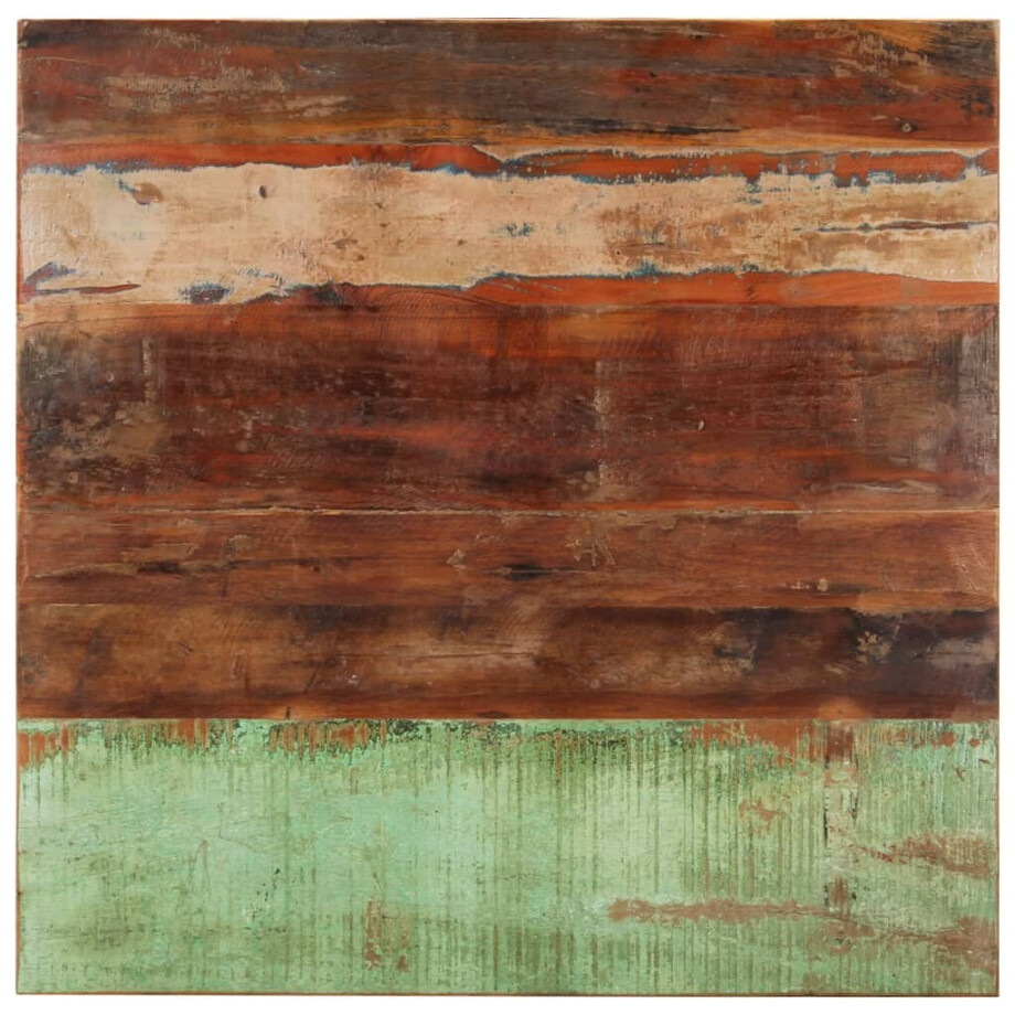 vidaXL Tafelblad vierkant 15-16 mm 80x80 cm massief gerecycled hout afbeelding 1