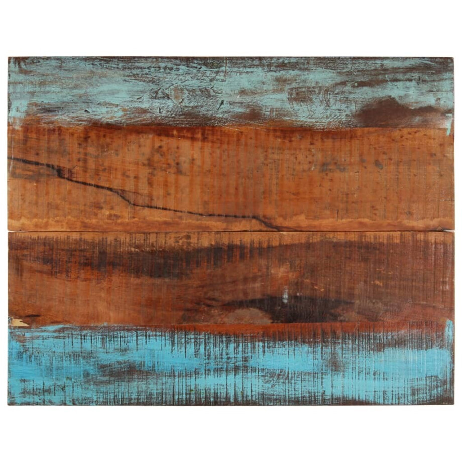 vidaXL Tafelblad rechthoekig 25-27 mm 70x90 cm massief gerecycled hout afbeelding 1