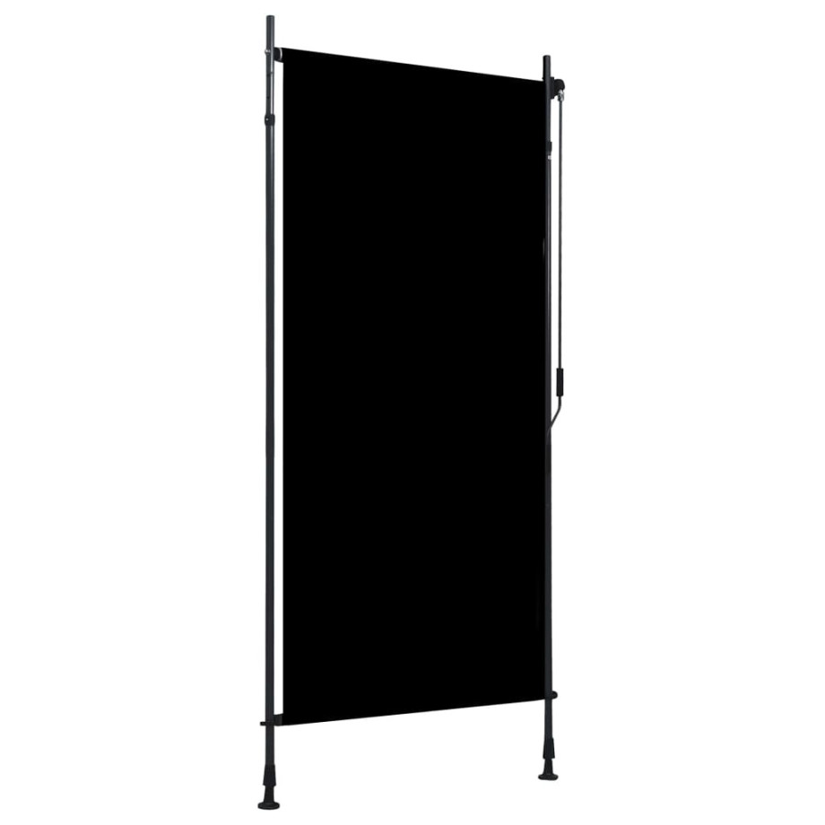 vidaXL Rolgordijn voor buiten 100x270 cm antraciet afbeelding 1