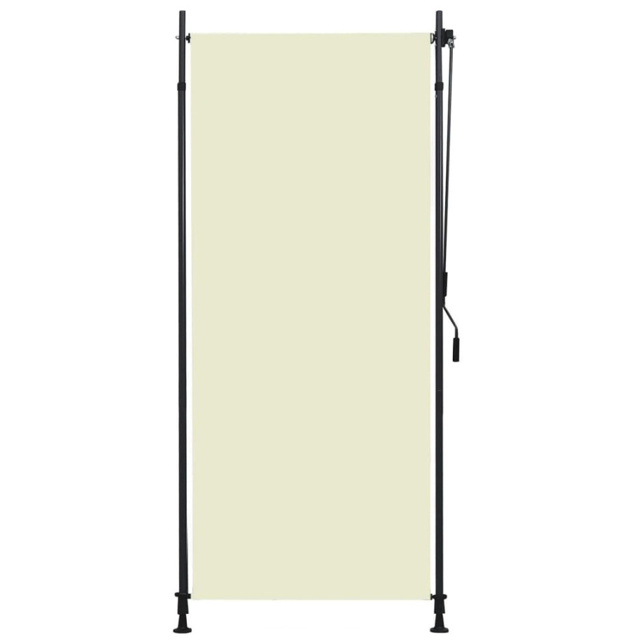 vidaXL Rolgordijn voor buiten 100x270 cm crème afbeelding 1