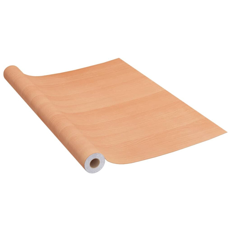 vidaXL Meubelfolie zelfklevend 500x90 cm PVC Japans eikenkleurig vidaXL Meubelfolie zelfklevend 500x90 cm PVC Japans eikenkleurig afbeelding 1