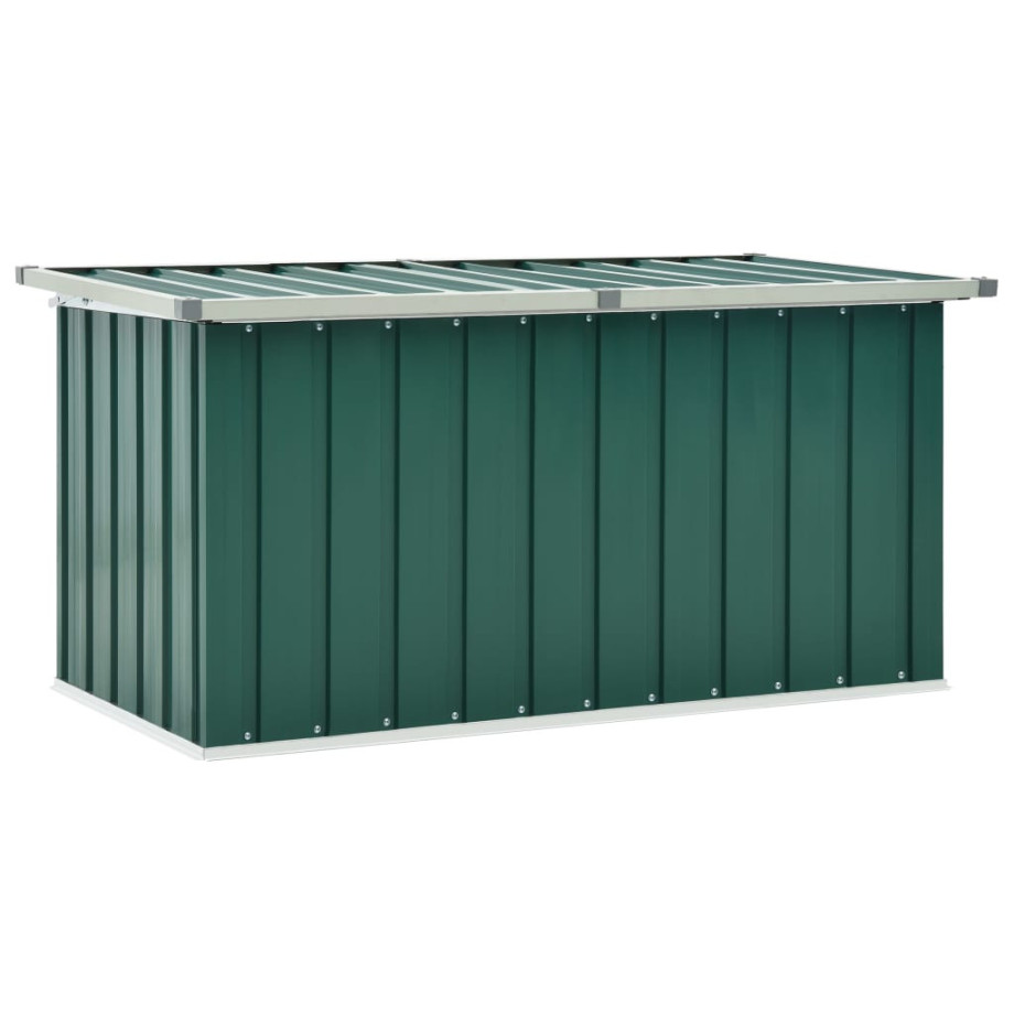 vidaXL Tuinbox 129x67x65 cm groen afbeelding 1