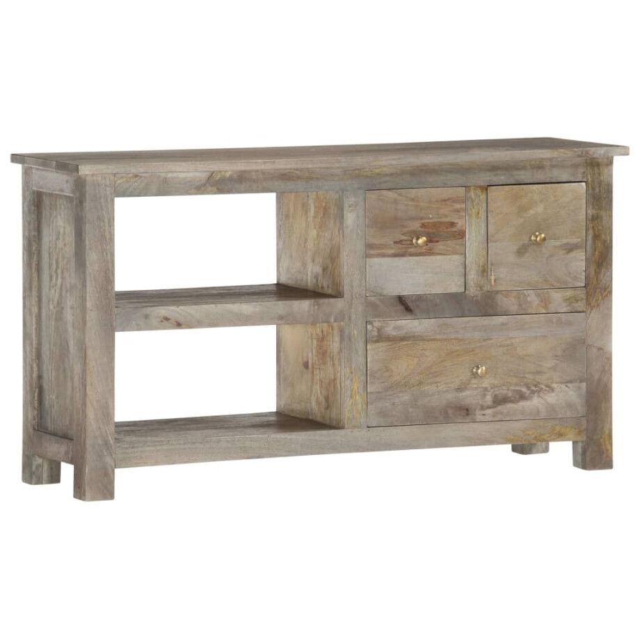 vidaXL Tv-meubel 100x30x55 cm massief mangohout afbeelding 1