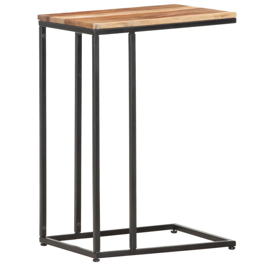 vidaXL Bijzettafel 35x45x65 cm massief hout afbeelding 1