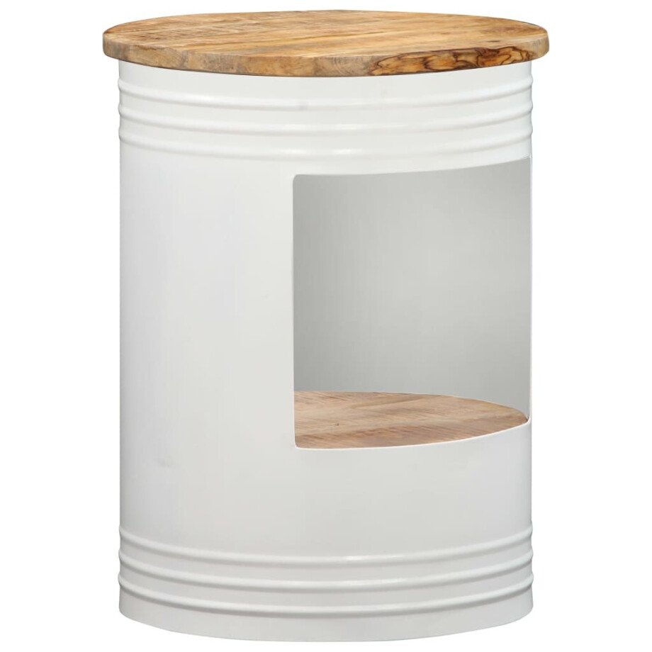 vidaXL Salontafel 43x55 cm massief mangohout vidaXL Salontafel 43x55 cm massief mangohout afbeelding 1