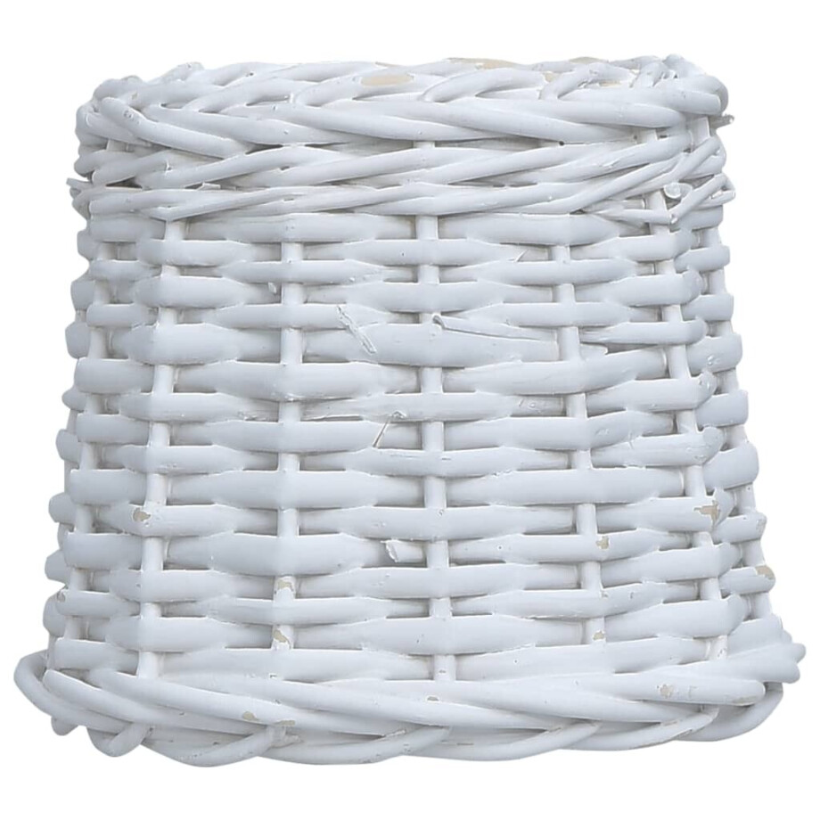 vidaXL Lampenkap 25x17 cm wicker wit afbeelding 1