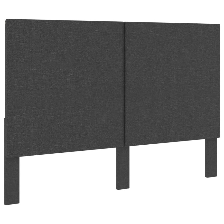 vidaXL Hoofdbord 160x200 cm stof donkergrijs vidaXL Hoofdbord 160x200 cm stof donkergrijs afbeelding 1