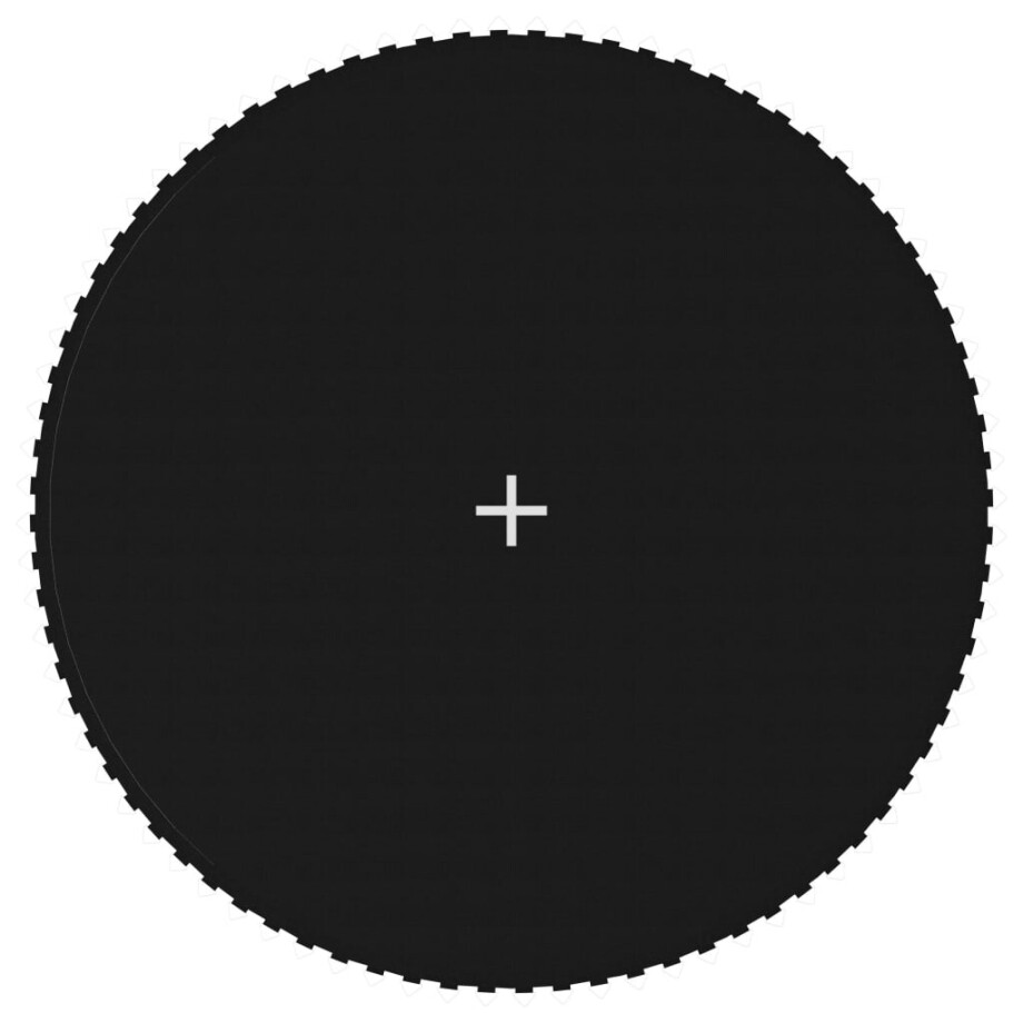 vidaXL Springmat voor 14 feet/4,27 m ronde trampoline stof zwart afbeelding 1