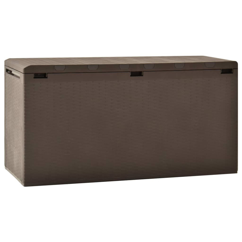 vidaXL Tuinbox 114x47x60 cm bruin afbeelding 1