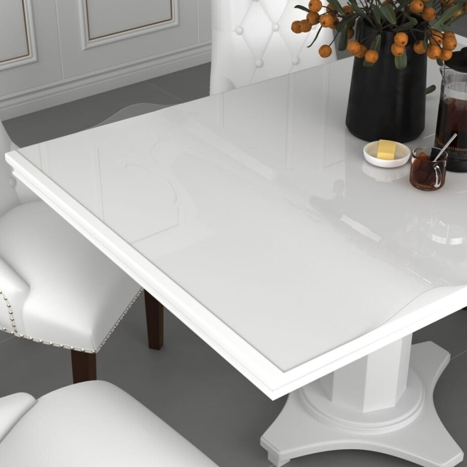 vidaXL Tafelbeschermer 180x90 cm 1,6 mm PVC transparant vidaXL Tafelbeschermer 180x90 cm 1,6 mm PVC transparant afbeelding 1
