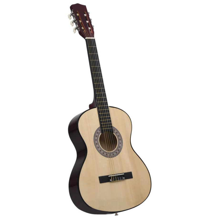 vidaXL Gitaar klassiek beginner en kinderen 3/4 36" lindenhout afbeelding 1