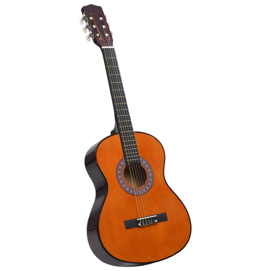 vidaXL Gitaar klassiek beginner en kinderen 3/4 36" lindenhout afbeelding 1