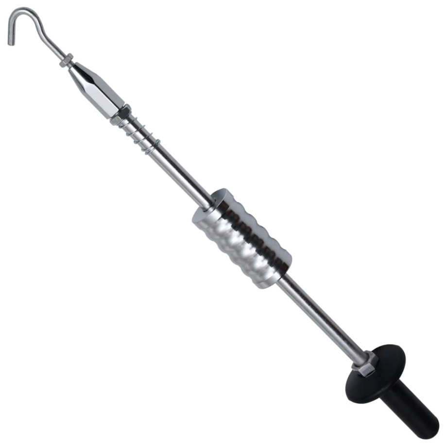vidaXL Schuifhamer met haak 63 cm koolstofstaal afbeelding 1
