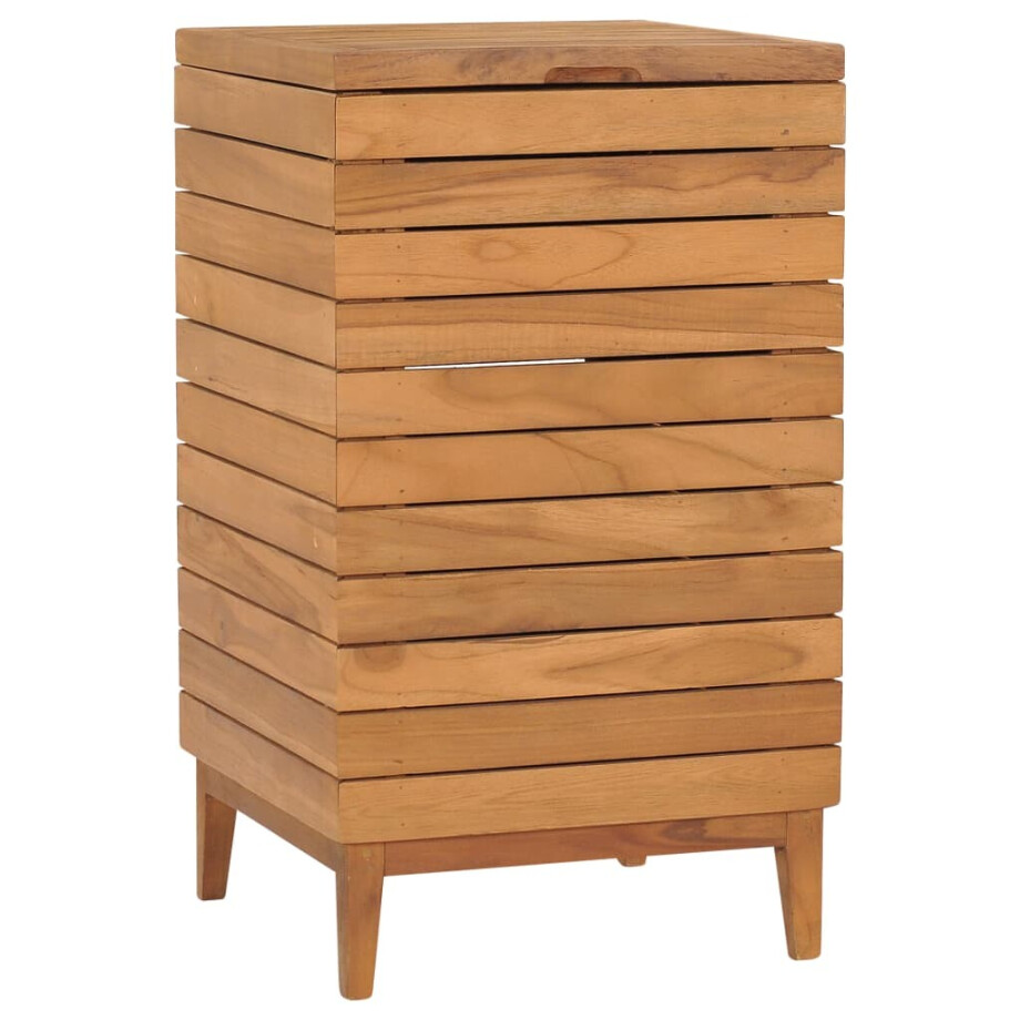 vidaXL Wasmand 40x40x70 cm massief teakhout vidaXL Wasmand 40x40x70 cm massief teakhout afbeelding 1