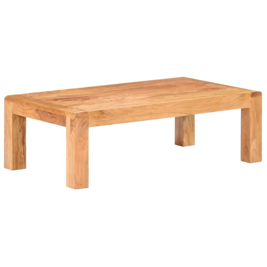 vidaXL Salontafel 110x60x35 cm acaciahout met honingafwerking afbeelding 1