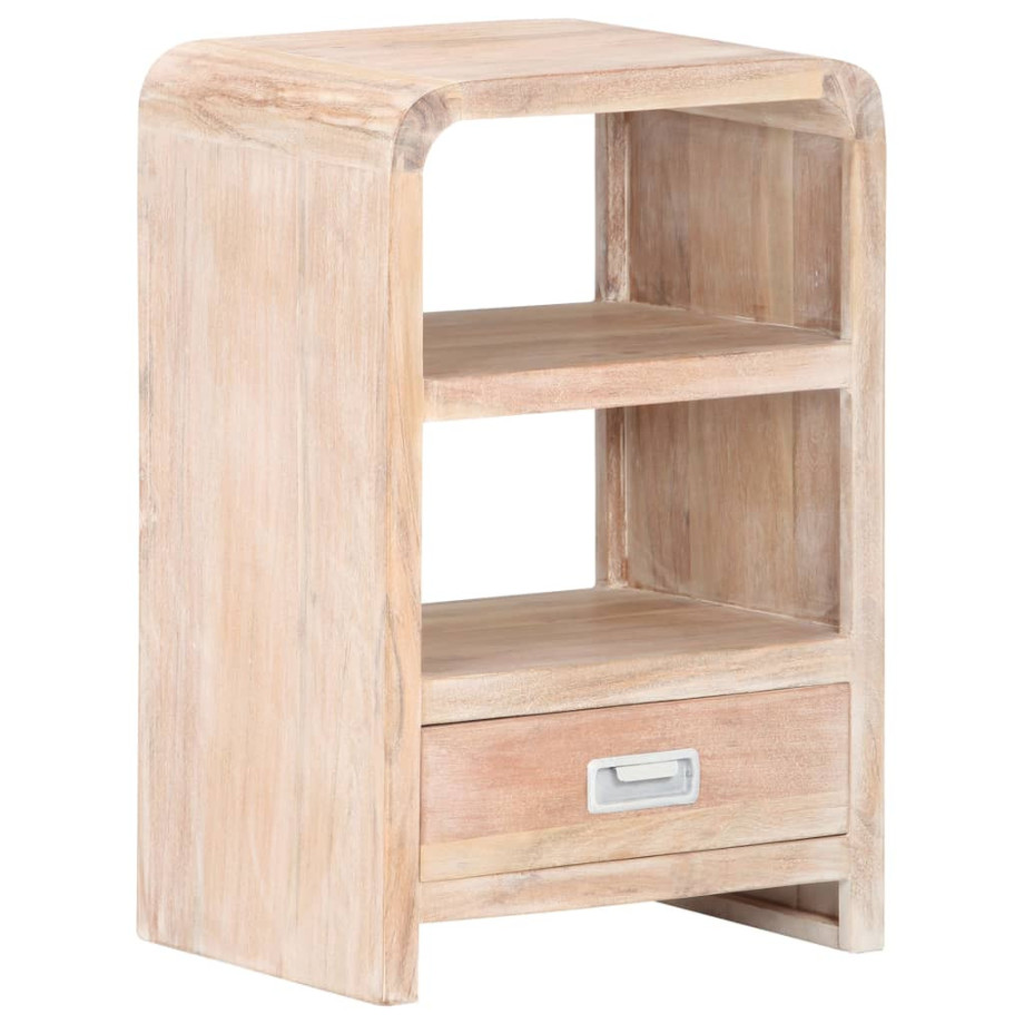 vidaXL Nachtkastje 40x30x60 cm massief acaciahout afbeelding 1
