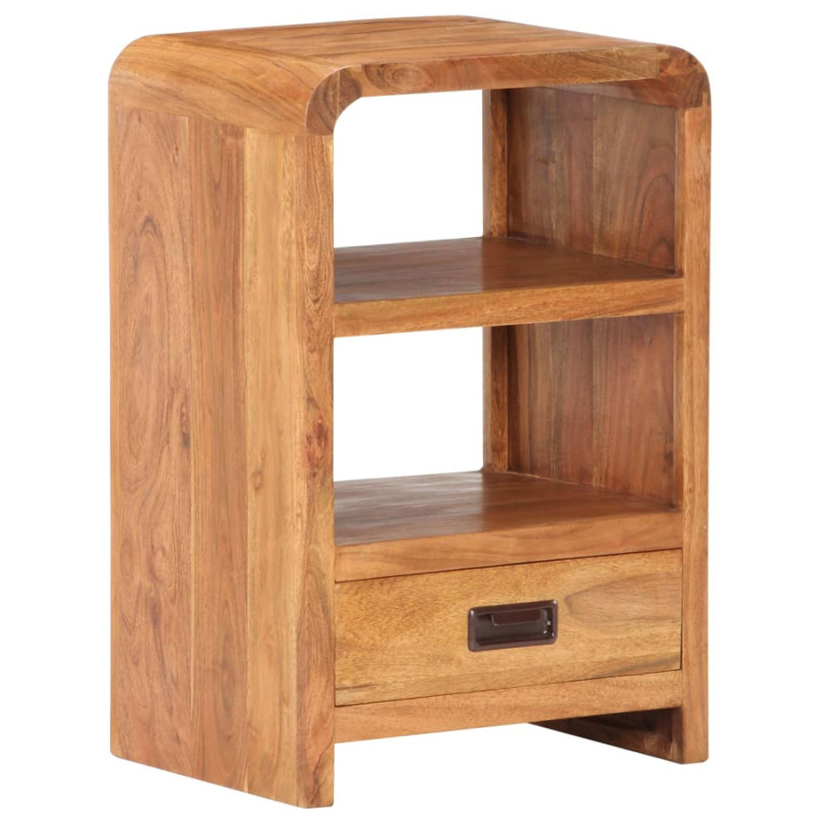 vidaXL Nachtkastje 40x30x60 cm acaciahout met honingafwerking afbeelding 1