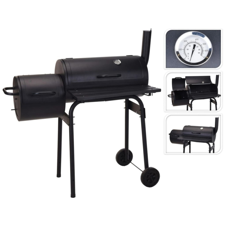 ProGarden Barbecueroker zwart afbeelding 1