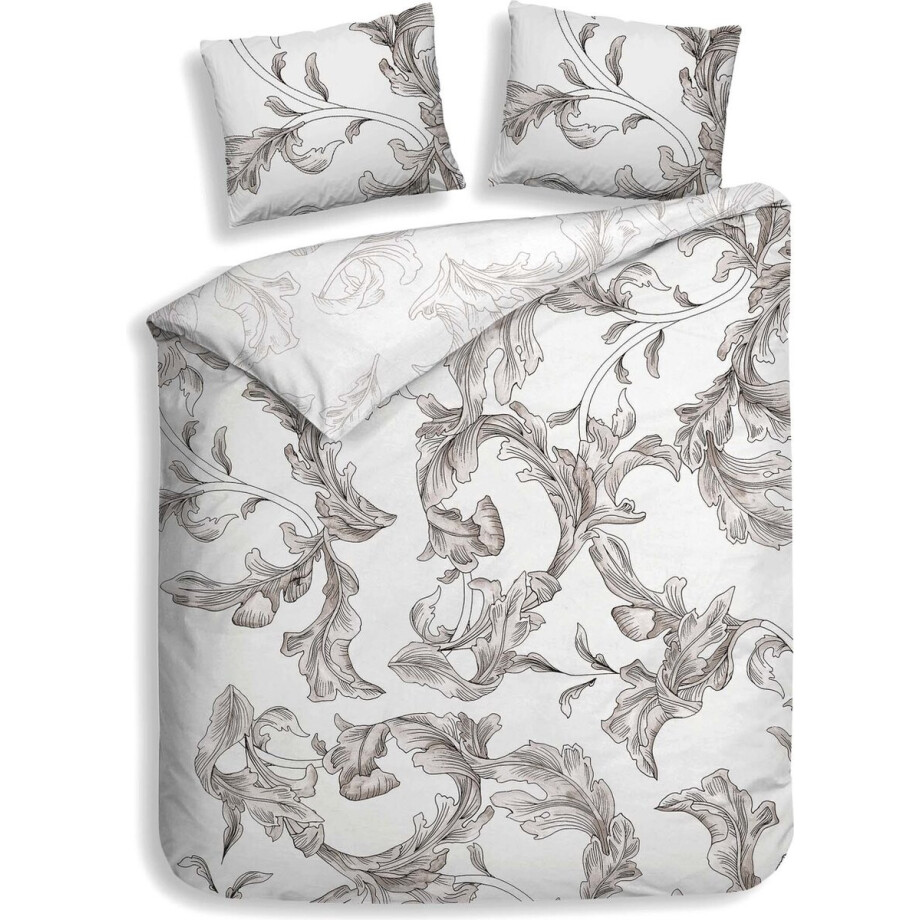 Heckettlane Clarabella Dekbedovertrek - Lits-jumeaux - Bamboe - 240x200-220cm - Wit Heckettlane Clarabella Dekbedovertrek - Lits-jumeaux - Bamboe - 240x200-220cm - Wit afbeelding 1