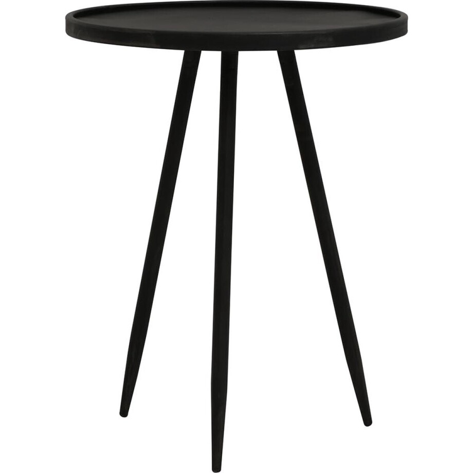 Light & Living Bijzettafel Envira - Zink - Ø39,5cm - Modern,Industrieel afbeelding 1
