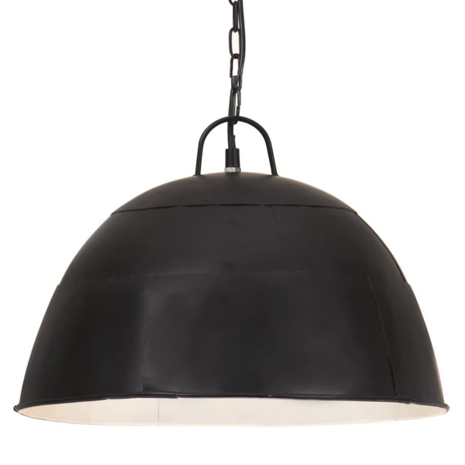 vidaXL Hanglamp industrieel vintage rond 25 W E27 41 cm zwart afbeelding 1