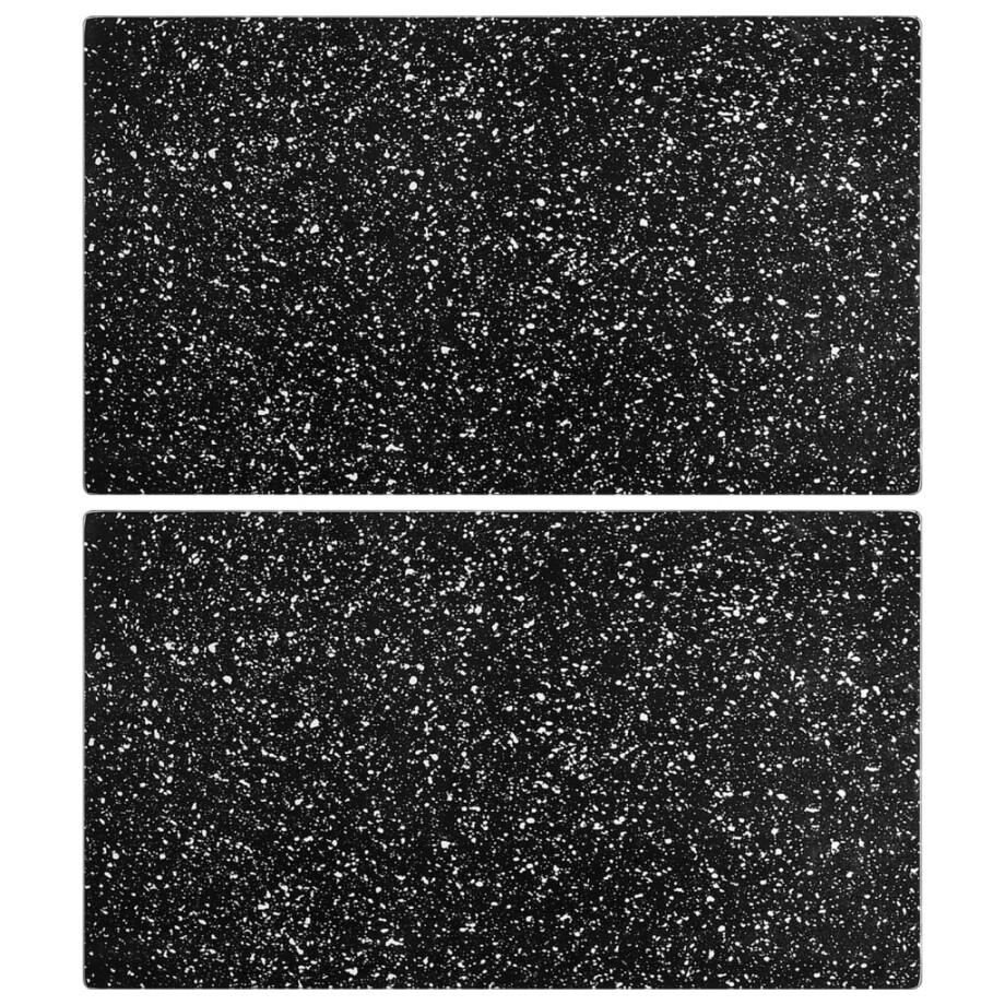 vidaXL Snijplanken 2 st met granietpatroon gehard glas afbeelding 1