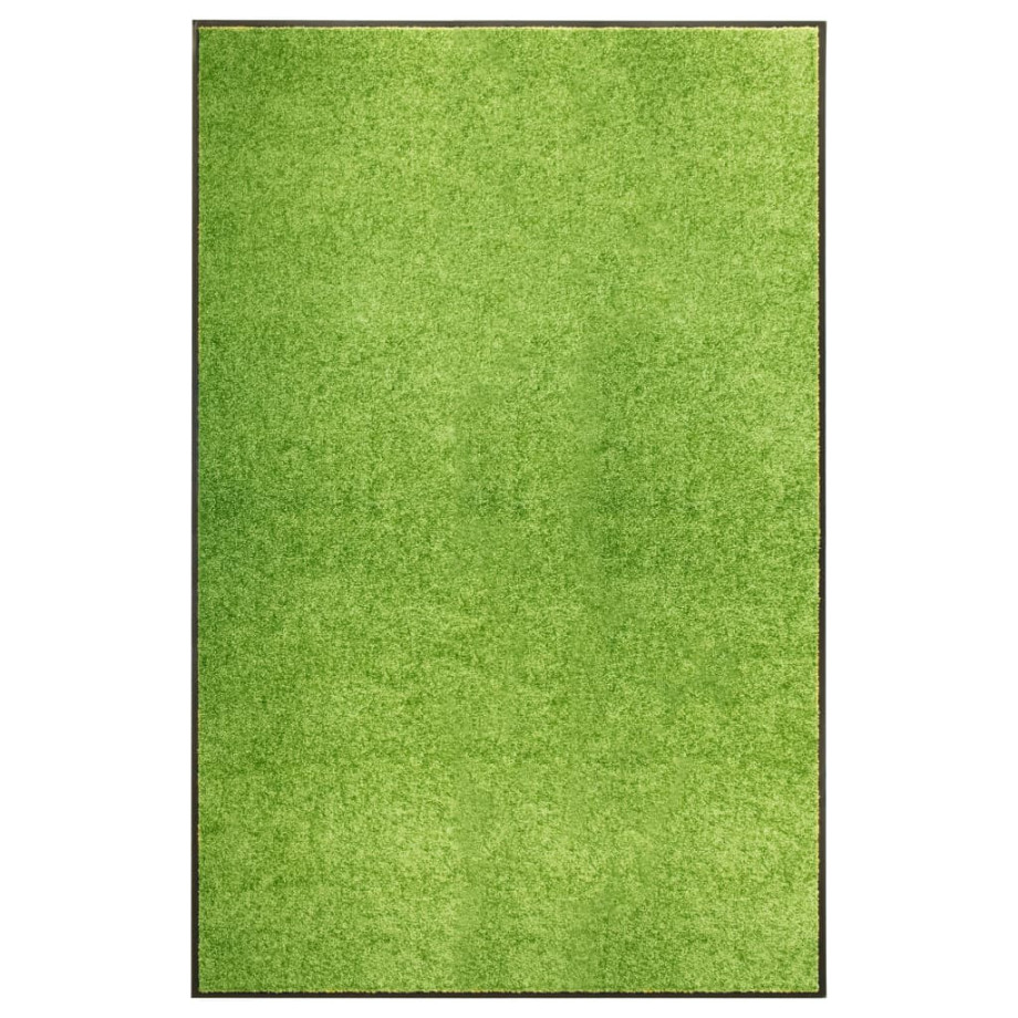 vidaXL Deurmat wasbaar 120x180 cm groen afbeelding 1