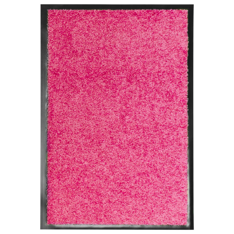 vidaXL Deurmat wasbaar 40x60 cm roze afbeelding 1