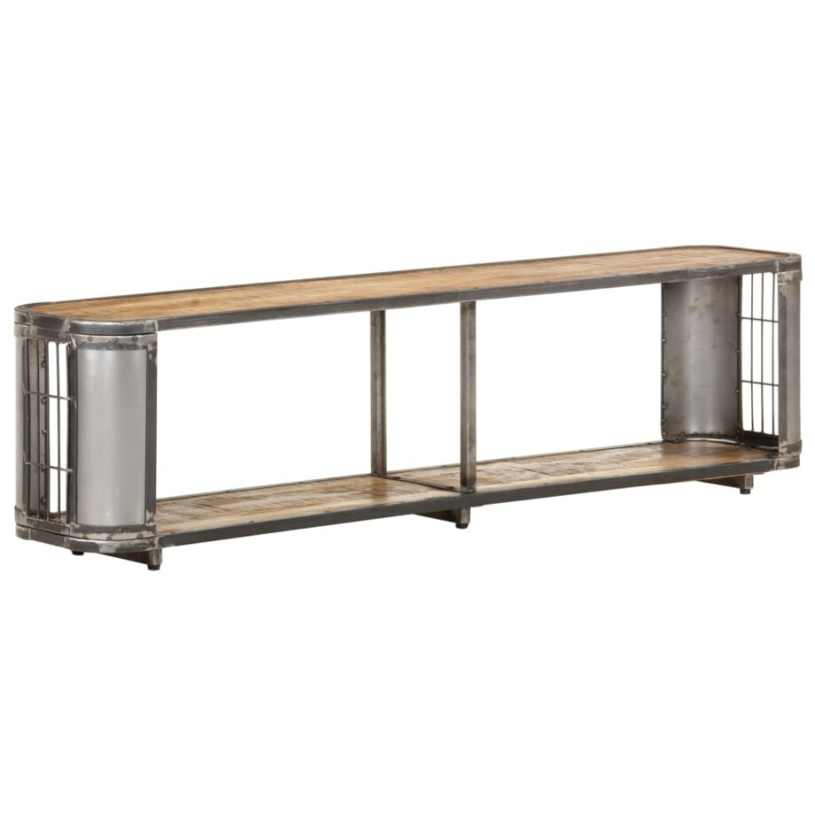 vidaXL Tv-meubel 150x30x40 cm massief mangohout vidaXL Tv-meubel 150x30x40 cm massief mangohout afbeelding 1