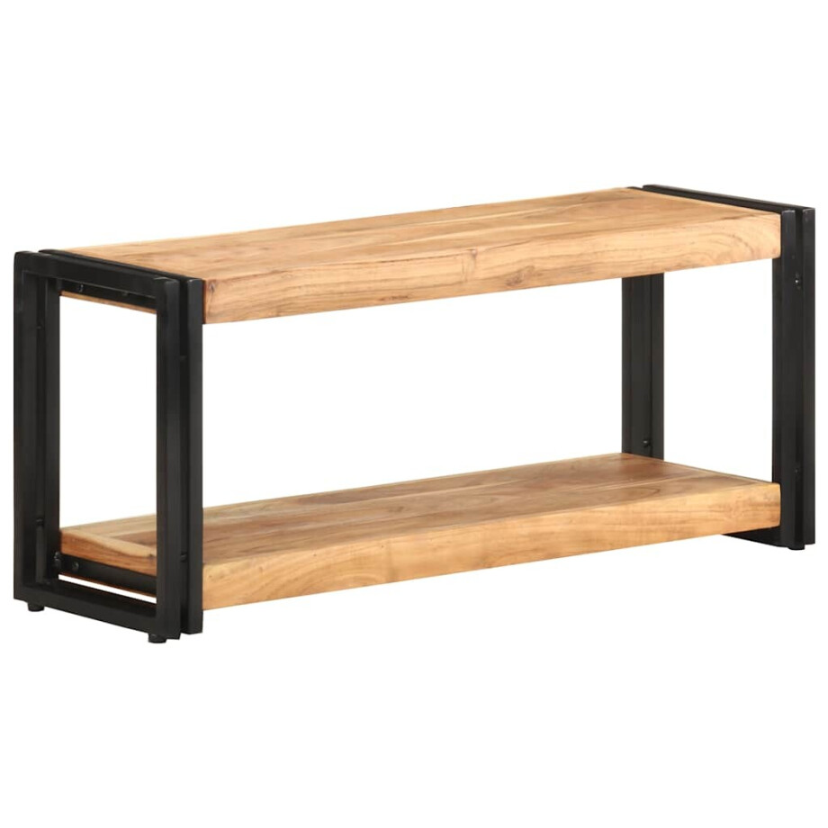 vidaXL Tv-meubel 90x30x40 cm massief acaciahout afbeelding 1