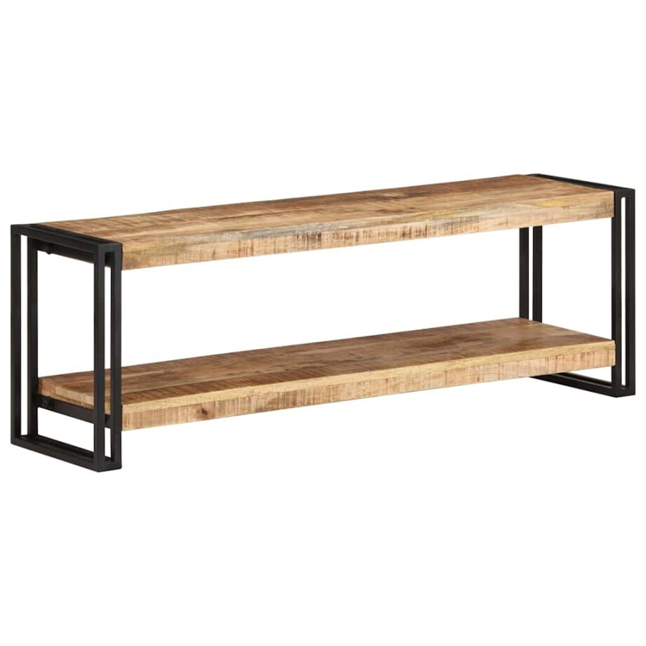 vidaXL Tv-meubel 120x30x40 cm ruw mangohout afbeelding 1