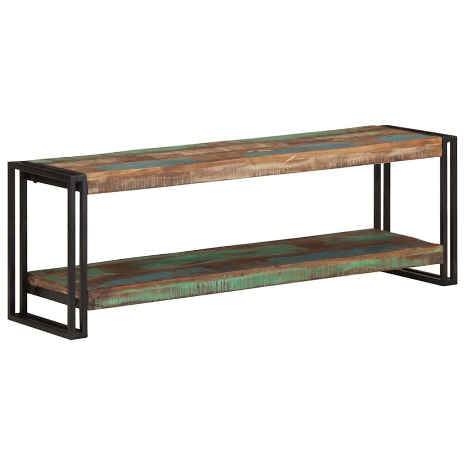 vidaXL Tv-meubel 120x30x40 cm massief gerecycled hout afbeelding 1