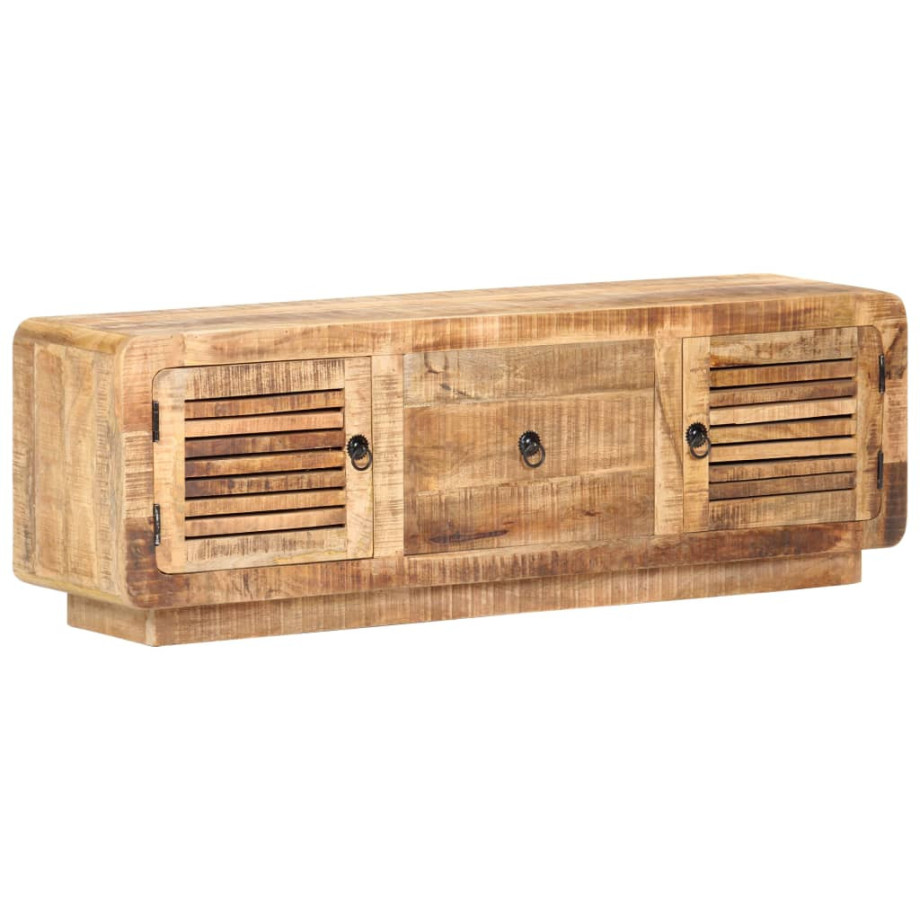 vidaXL Tv-meubel 120x30x40 cm ruw mangohout afbeelding 1