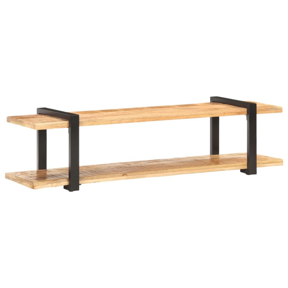 vidaXL Tv-meubel 160x40x40 cm massief ruw mangohout afbeelding 1