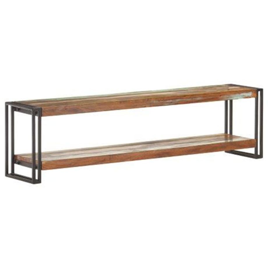 vidaXL Tv-meubel 150x30x40 cm massief gerecycled hout afbeelding 1