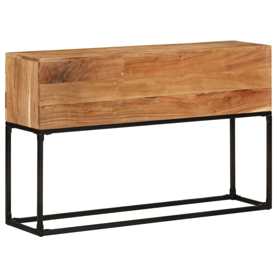 vidaXL Wandtafel 120x30x75 cm massief acaciahout vidaXL Wandtafel 120x30x75 cm massief acaciahout afbeelding 1