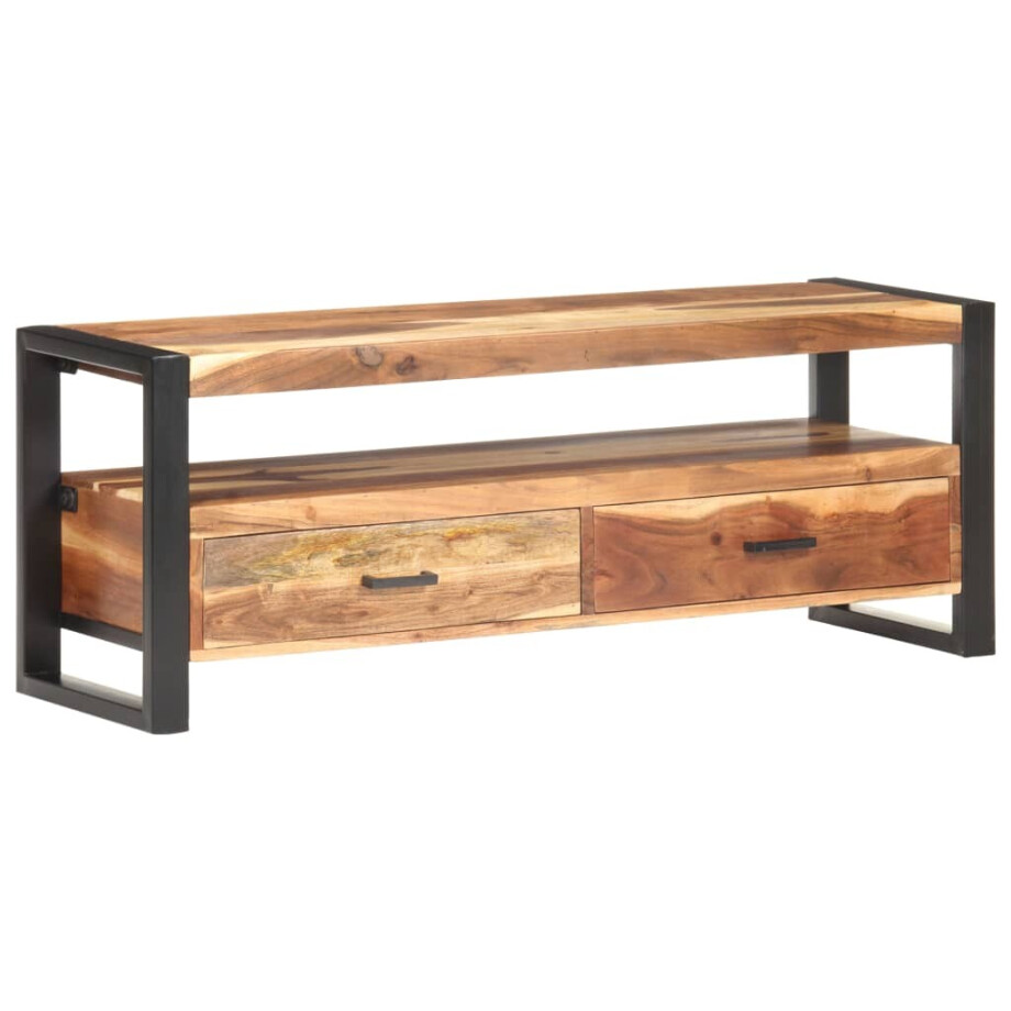 vidaXL Tv-meubel 120x35x45 cm hout met honingkleurige afwerking afbeelding 1