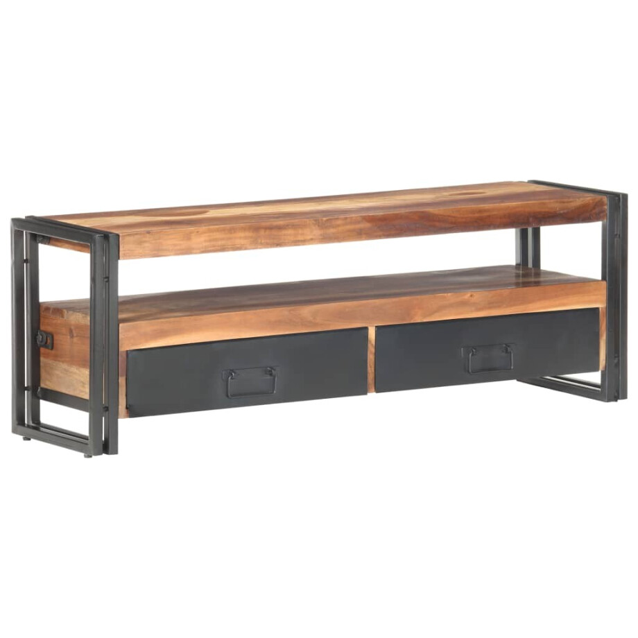 vidaXL Tv-meubel 120x30x40 cm massief hout afbeelding 1