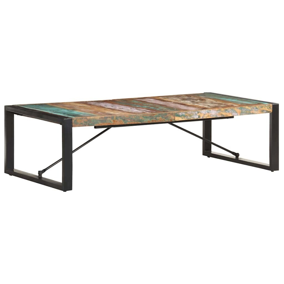 vidaXL Salontafel 140x70x40 cm massief gerecycled hout afbeelding 1